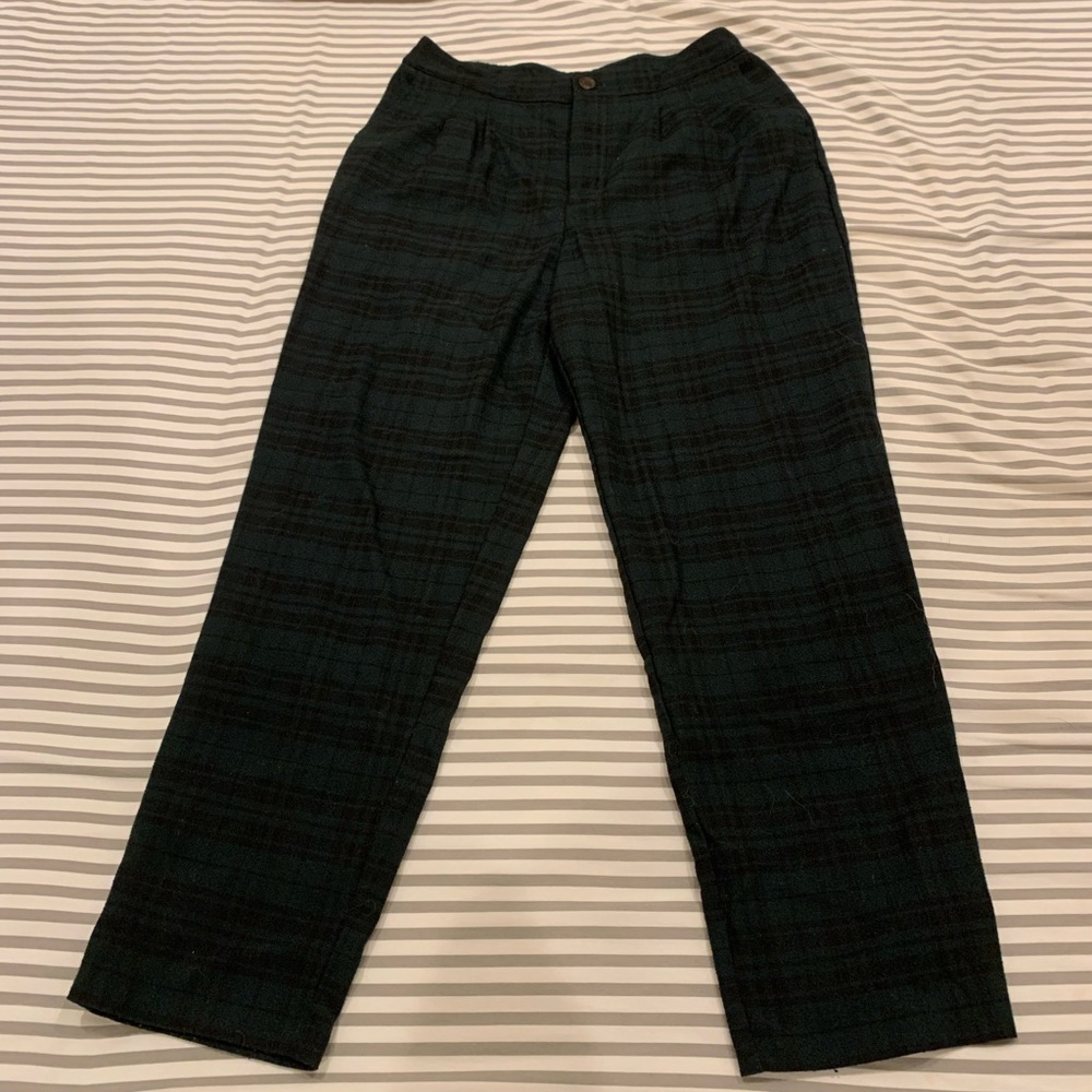 Plaid Womens Trousers